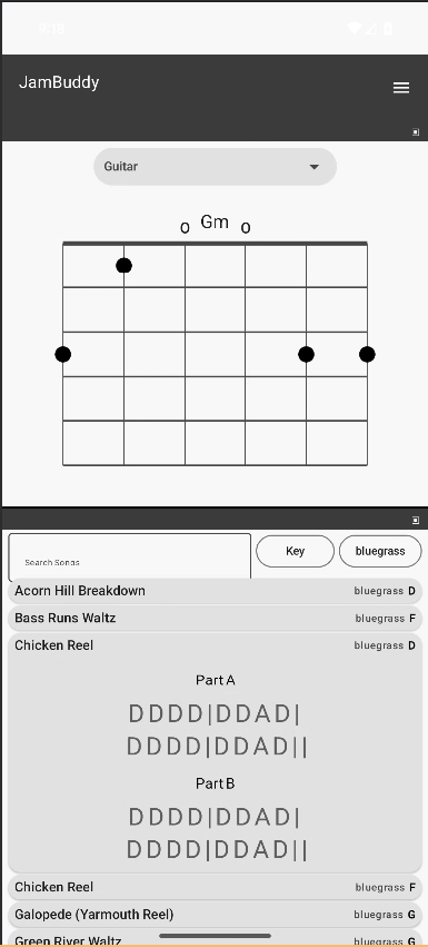 Tuning interface