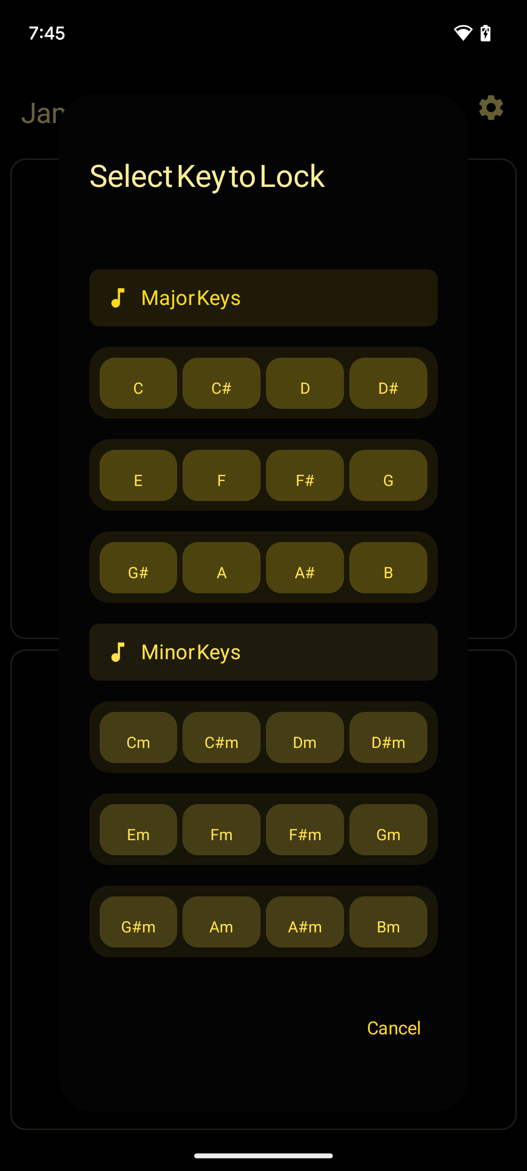 Key lock feature