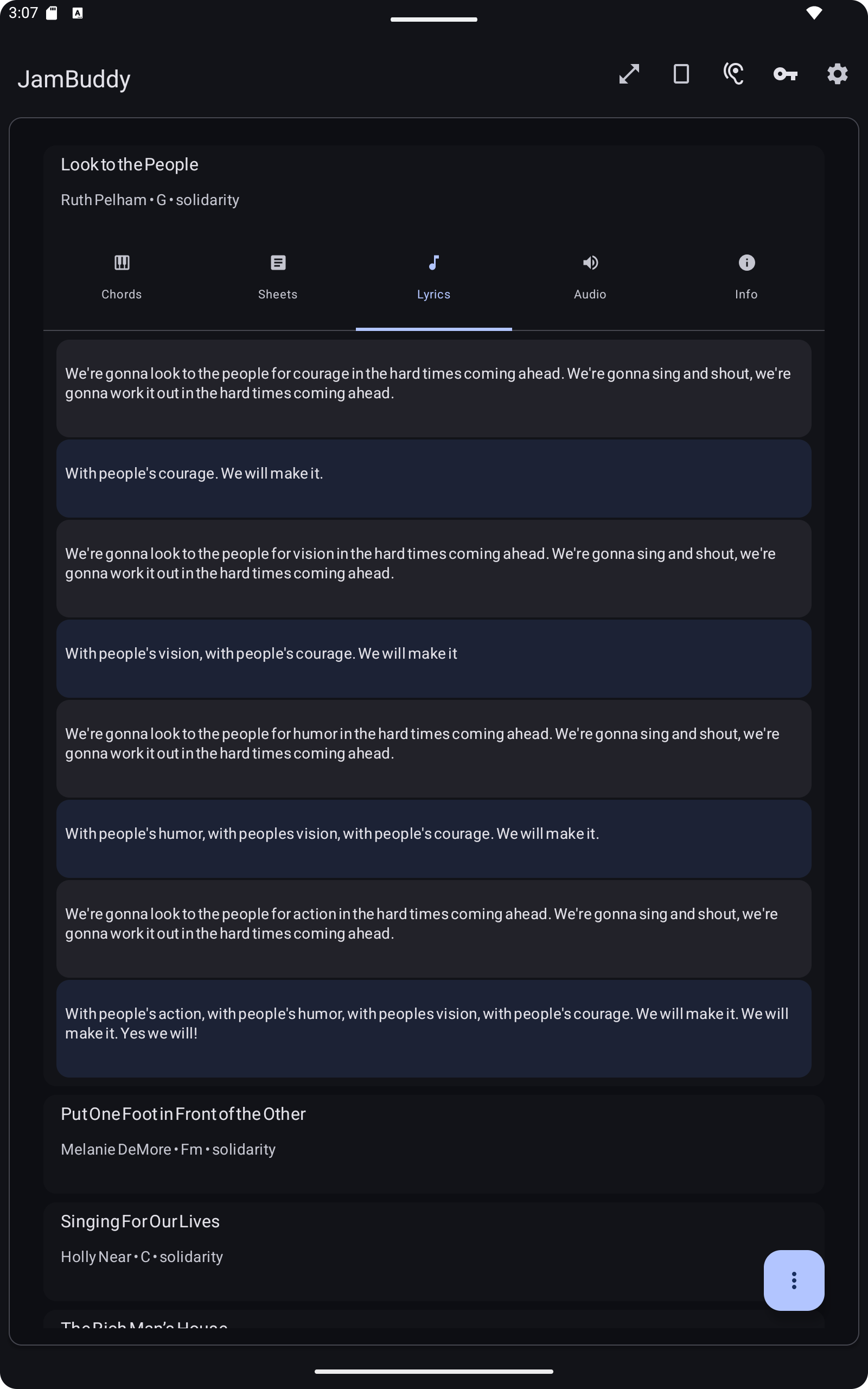 Full Screen Lyrics